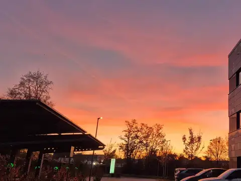 Moster Außenansicht Abend